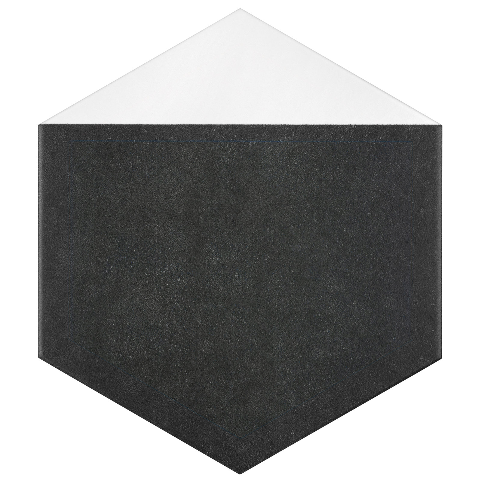 Peak Hex 9" x 10" Porcelain Field Wall and Floor Tile