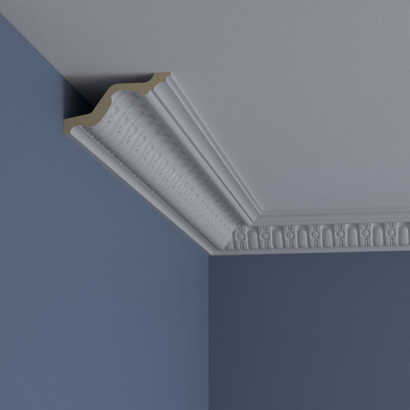 Primed Polyurethane Sequential Crown Moulding 94.5"