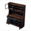 Armoire de rangement autoportante l 63 po avec huche, grand bar à café avec 6 tiroirs, 4 armoires avec tablettes réglables, panneau perforé, prise de courant