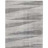 Classics Hand-Knotted Light Gray/Black Area Rug
