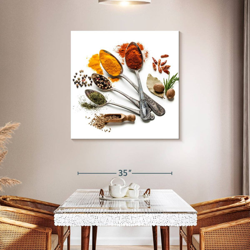 Yarlin Dried And Fresh Herbs And Spices, 39" H x 39" W