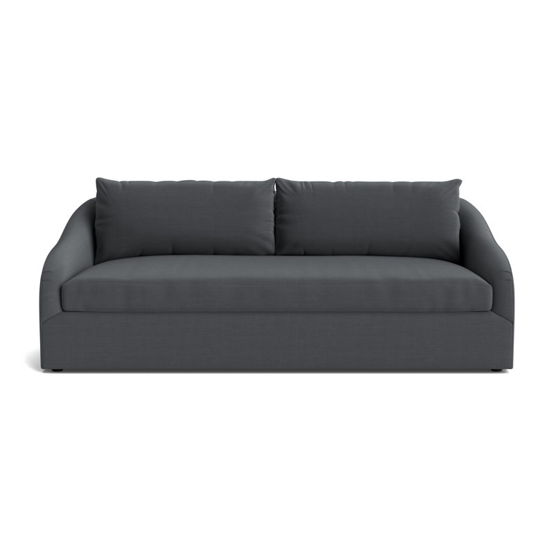Laurel 90 Sofa, Performance Linen - Charcoal