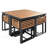 9-Piece Acacia Wood 8-Person Patio Dining Set-1162769730