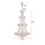 Lustre en chrome 48 lumières Elegant Lighting Primo-23029545-23029548