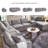 Braintree 3-Piece Sectional With Storage Console-111569922