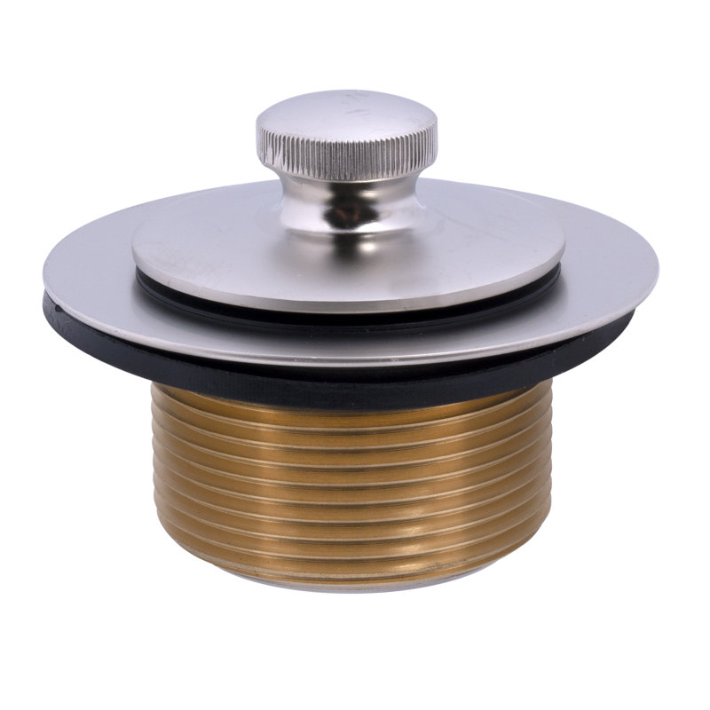 Dearborn Conversion Kit, One-Hole Faceplate, Uni-Lift Stopper, Ultrashine Satin Nickel