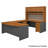 Series C 4 Piece Executive Desk Office Set with Hutch-1781999437