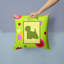 Coussin décoratif intérieur/extérieur westie