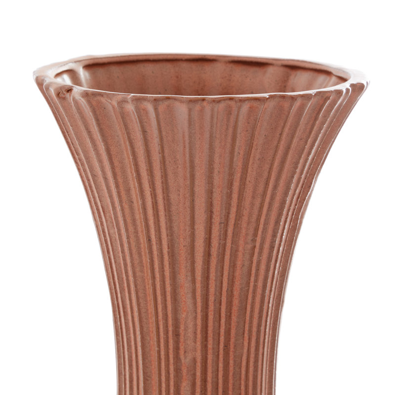 Vase de table intérieur / extérieur 20 po Rust 