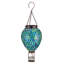 Lanterne solaire à montgolfière mosaïque - bleu-92618353