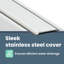  360° Shower Drain With Slim Model Silver Stainless Steel 304 Bathroom
