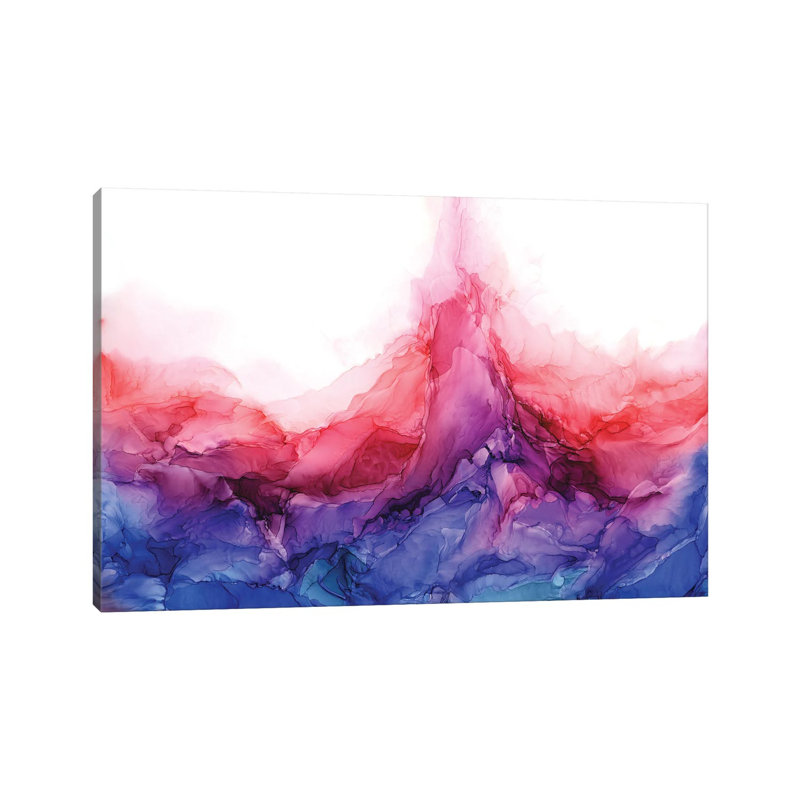 Pink Fire by Elizabeth Karlson - Wrapped Canvas Painting, 45.72cm H x 66.04cm W