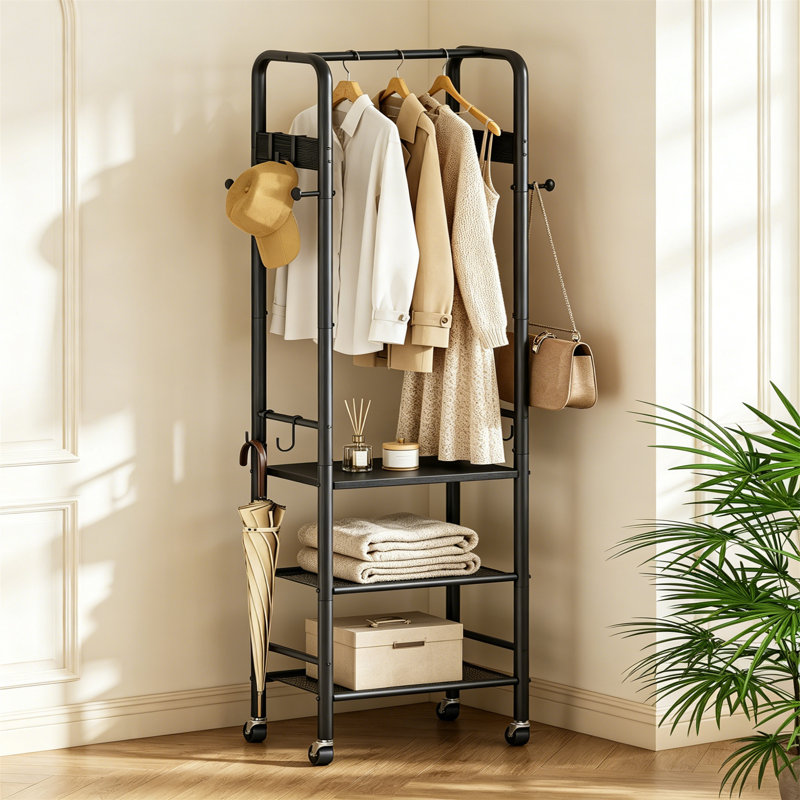 Metal 9 - Hook Coat Rack
