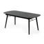 Table de salle à manger rectangulaire en bois manufacturé 71 po