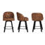 Tabouret de comptoir pivotant 25,98 po Drish-61294217