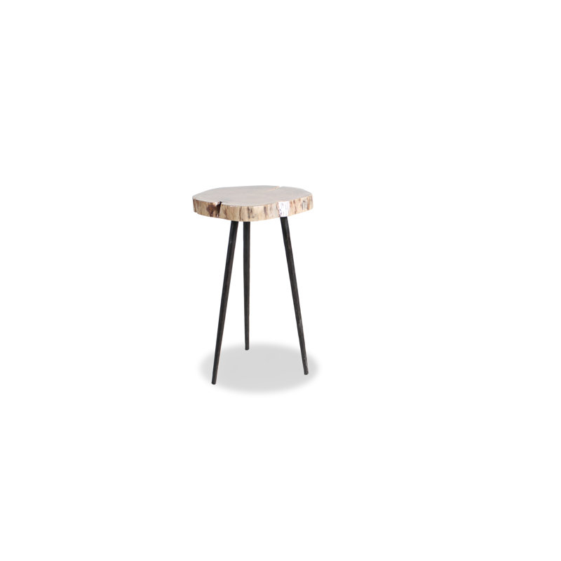 Cheire Solid Wood Top End Table