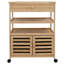 Bamboo Bar Cart