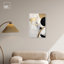 «In Orbit Canvas», art élégant blanc et or par Art Remedy-105315962-105315980