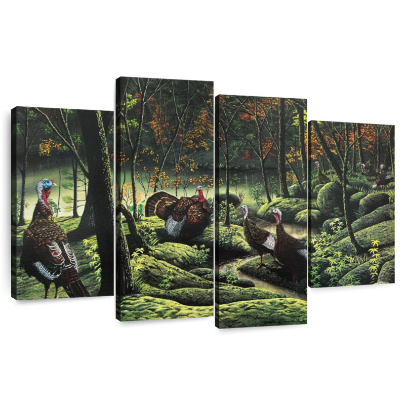 Alvord The Turkey Gathering, 27" H x 43" W