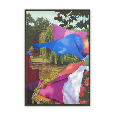  «Bayou Slumber» par Yannick Lowery, impression d'art mural - Cadre mural en bois massif - Nature et conception abstraite