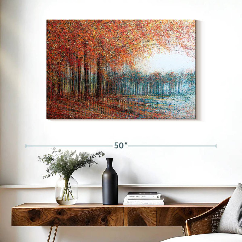 Avery The Red Trees, 26" H x 39" W