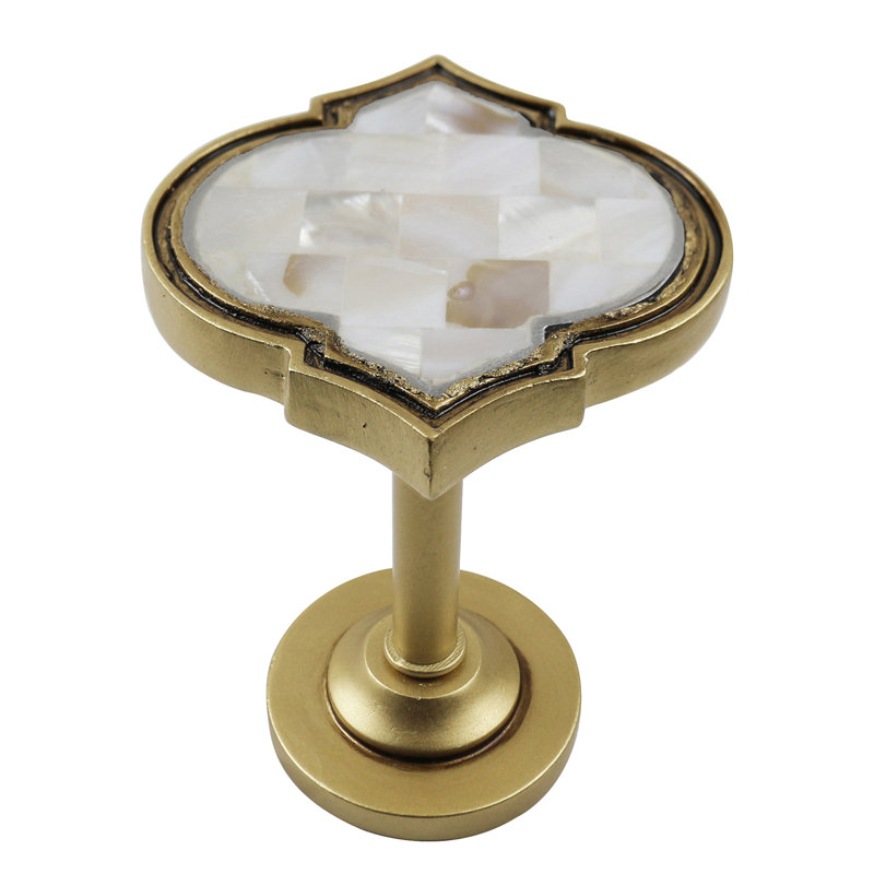 Agosto Curtain Holdback, Gold/Pearl