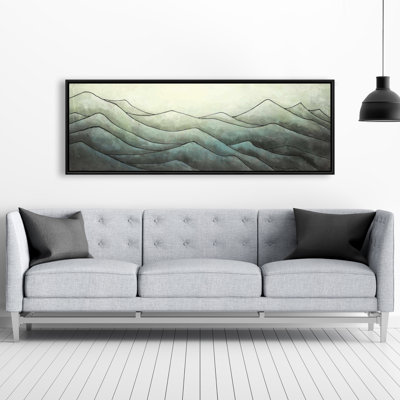 In The Waves Print On Canvas