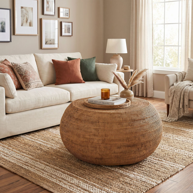 Table basse Andersen, Miel - brun