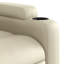 Fauteuil inclinable de massage en cuir vidaXL, dossier et repose-pieds réglables-97814439-128904949