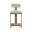 Brooklyn Upholstered Stool with Solid Wood Frame-70809197