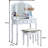 Wooden Vanity Make Up Table And Stool Set