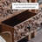 Weathered Aged Style Display Cabinet Bookcase
