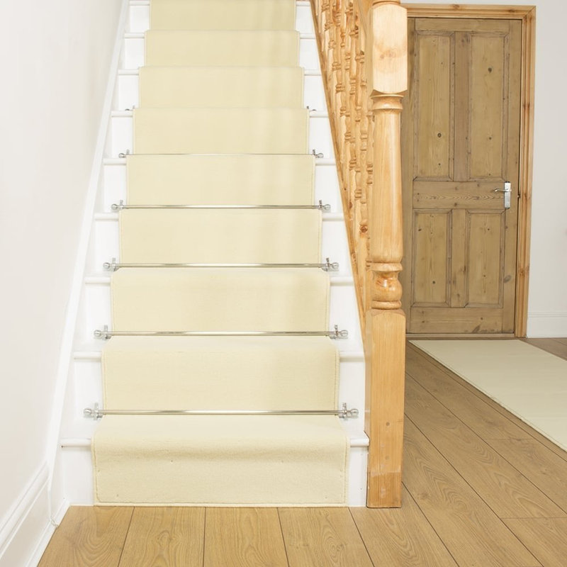 Stair Runner Alta Solid Colour Indoor Area Rug, Runner 720cm x 70cm