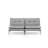 Modern 3-Seat Sofa-Bed, Grey Polyester Fabric, 70.9 x 37.4 x 37.4 inches | Sturdy 100% Metal Frame, 4-Level Adjustable Backrest | 32 DNS Foam & Fiber Coating for Comfort | 660 lbs Weight Capacity | Perfect for Home & Guest Rooms-557267331