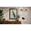 Elegant Peacock Botanical - Framed Print-391231555-391231567