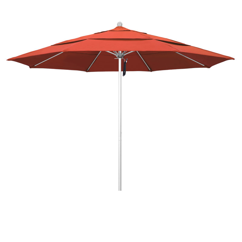 Parasol de marché 11 pi Hibo, Performance coucher du soleil