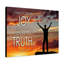 Joy and Truth 1 John 4: 21 Christian Home Decor Scripture Art-1984406021