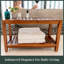 Banc de douche en teck de 30 po Daigan