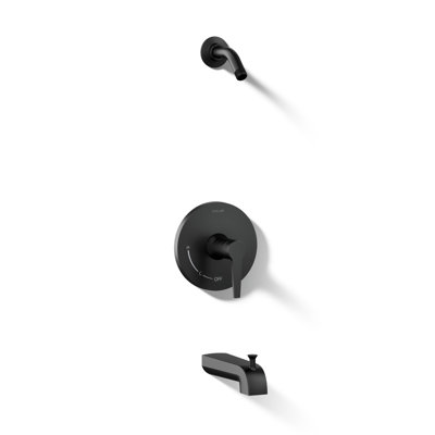 Pitch Tub and Shower Faucet