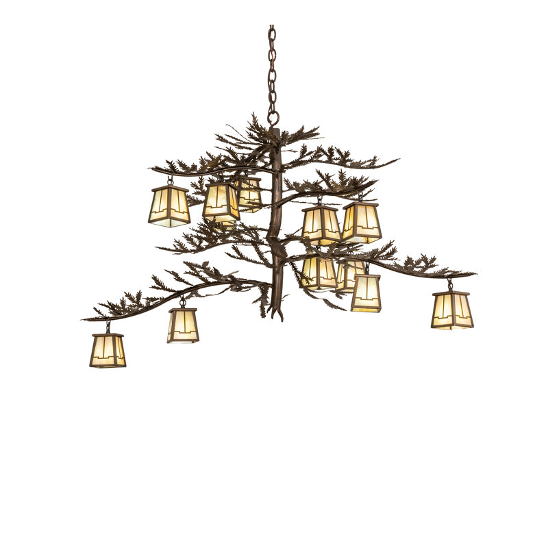Gabaldon 12 - Light Dimmable Tiered Chandelier