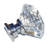 GlideRite Hardware Diamond Crystal Cabinet Knob
