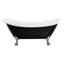 Baignoire de trempage autoportante en acrylique de 59 po x 30 po Daphne-37990159-43118918