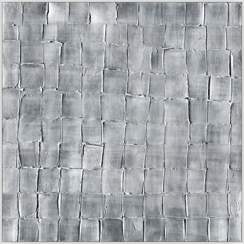 Chrome Bricks 1 Print by Mat Sanders