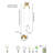 Loriel 2 - Light Sphere Chandelier Adjustable Height Ceiling Light With Accents Lampshade-322484000