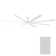 Hydra 8 - Blade Indoor/Outdoor LED Smart Ceiling Fan With Wall Control and Light Kit Included, Works With Alexa and iOS or Android App