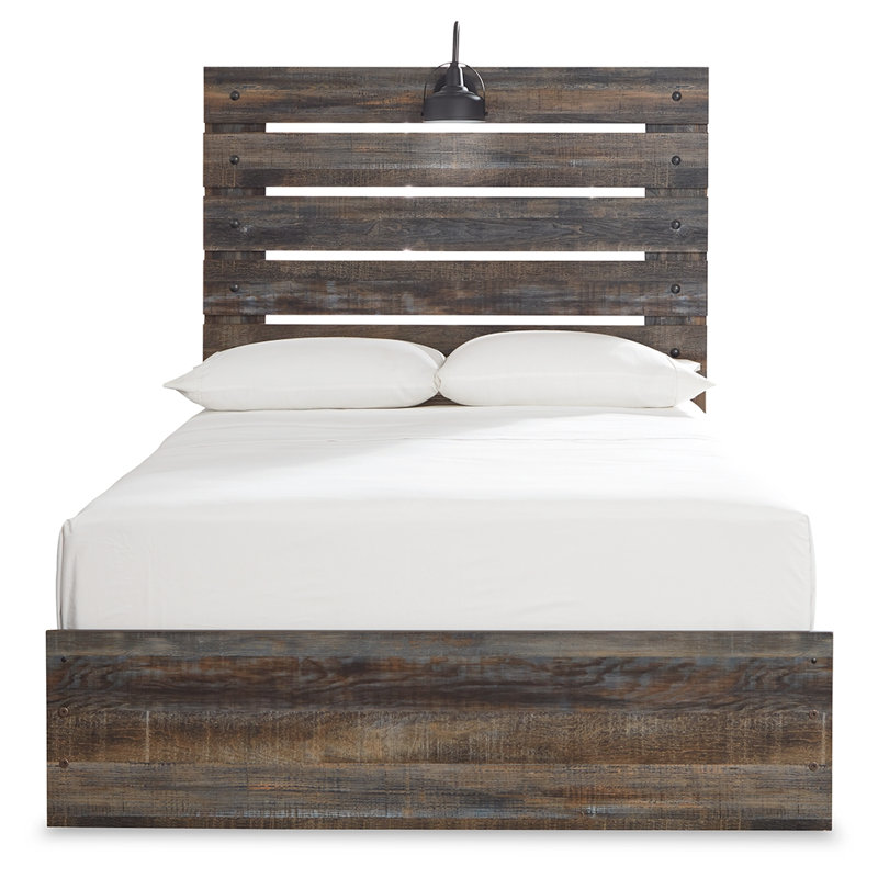 Drystan King Panel Bed, Lit double