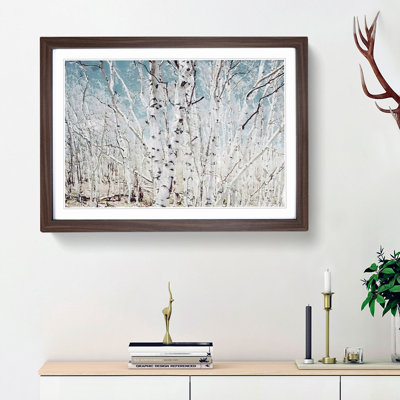 Birch Trees in Utah in Abstract - Picture Frame Graphic Art Print
