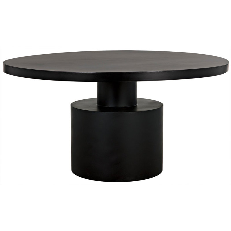 Marlow Classic Round Wood Dining Table in Mid-century Modern Style