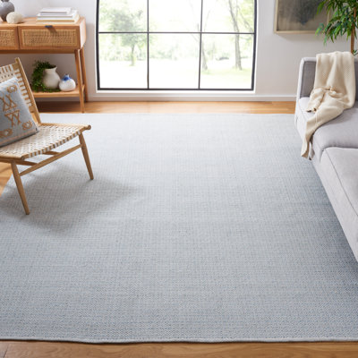 Tapis géométrique en coton tissé à la main Bester