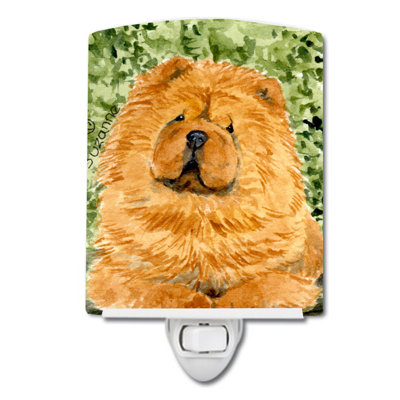 Chow Chow Ceramic Night Light